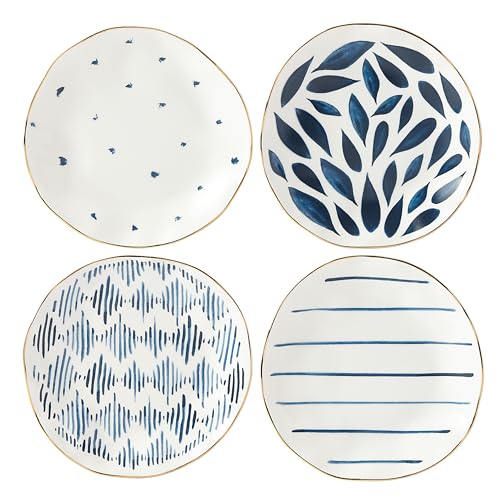 Blue Bay 4 Piece Tidbit Plates (Tidbit Plates)