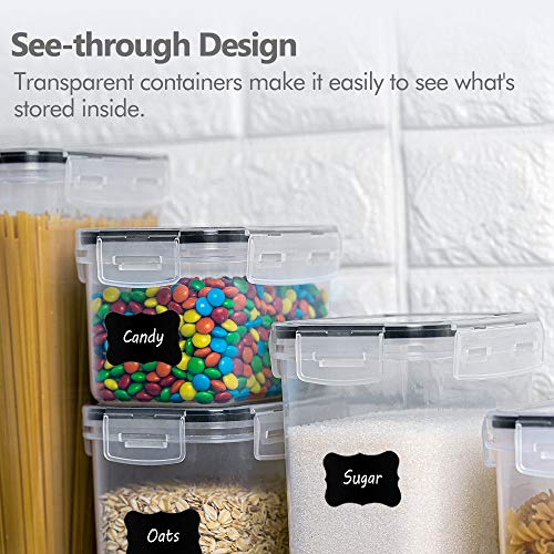 Airtight Food Storage Containers Set (Tall, Large, Medium, Small)