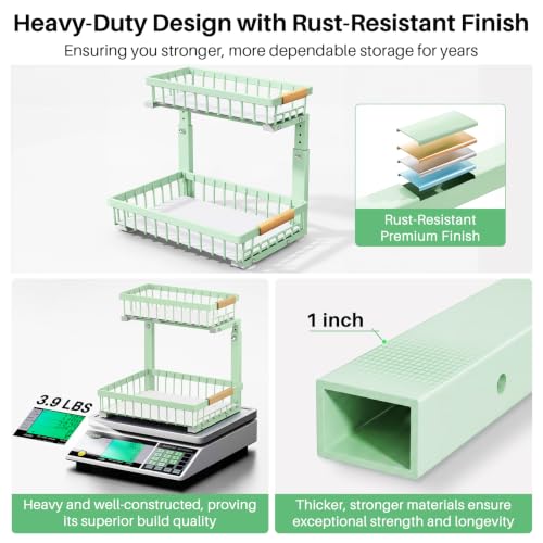 Under Sink Organizer (Green / 1 Pack)