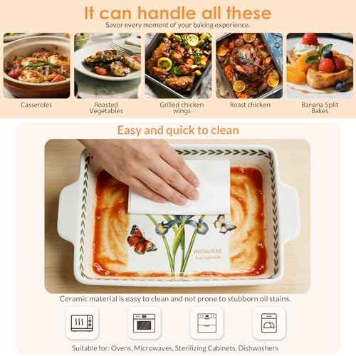 Ceramic Casserole Dish for Oven