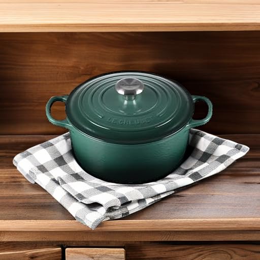 Enameled Cast Iron Round Dutch Oven