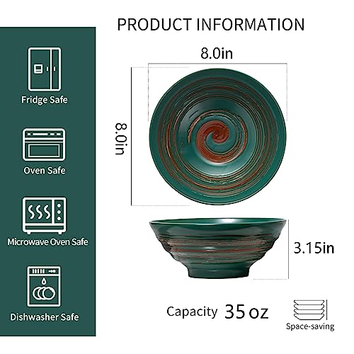 Ramen Bowl Set (Multicolor - Set of 4)