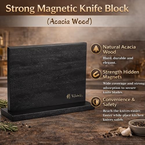 Noir Blanc VG10 Damascus Knife Block Set