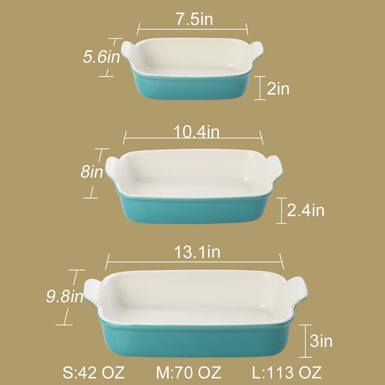 Sweejar Baking Pans Set (3 Count)