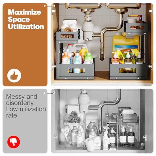 1 Pack Under Sink Organizers and Storage