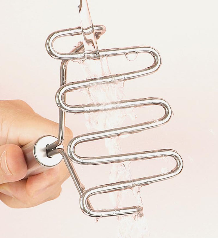 4-Pack Potato Masher, Sturdy Stainless Steel Wire Masher, Heavy Duty Metal Potato Ricer, Manual Masher for Vegetables and Fruits, Dishwasher Safe