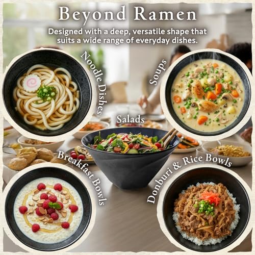 Japanese Ramen Bowl Set of 2