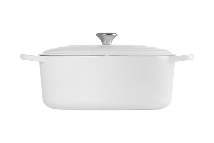 Enameled Cast Iron Oval Dutch Oven
