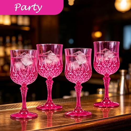 48Pack Plastic Wine Glasses (48 Count)