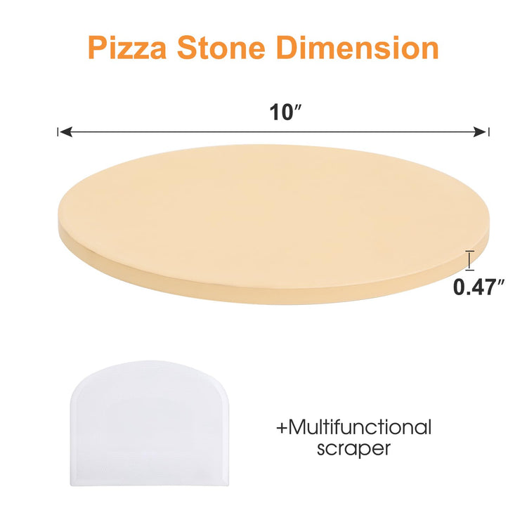 Small 10 inch Round Pizza Stone
