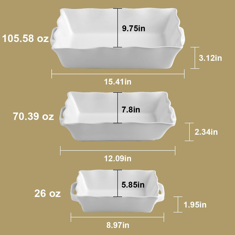 Sweejar Casserole Dishes for Oven