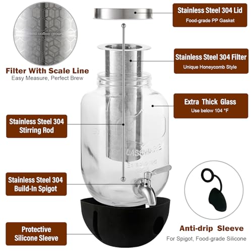 Cold Brew Coffee Maker (1 gallon)