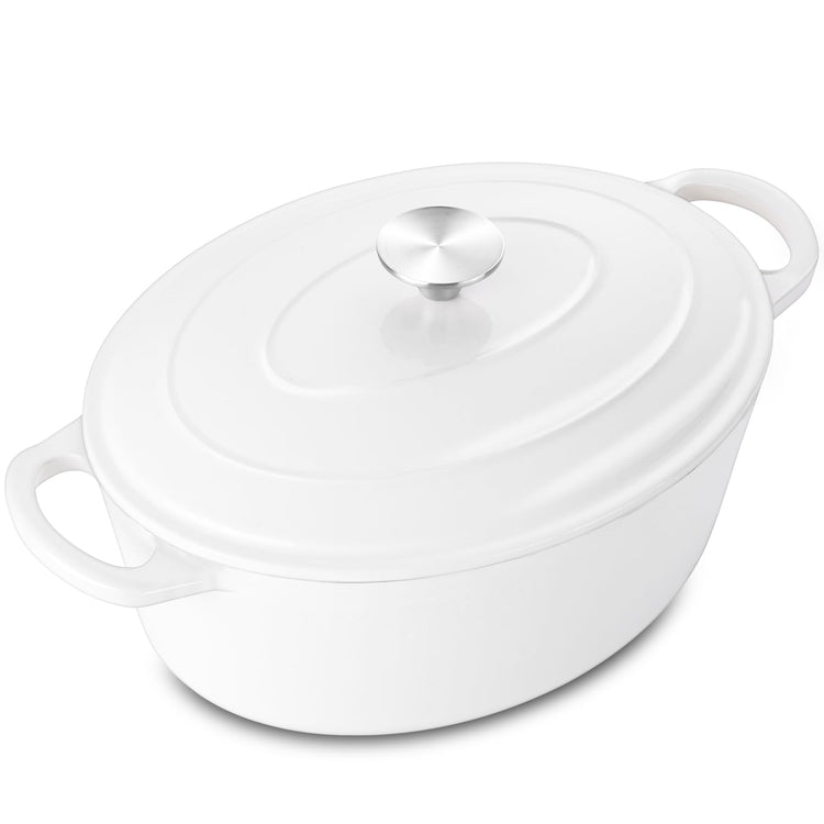 5QT Oval Dutch Oven Pot with Lid