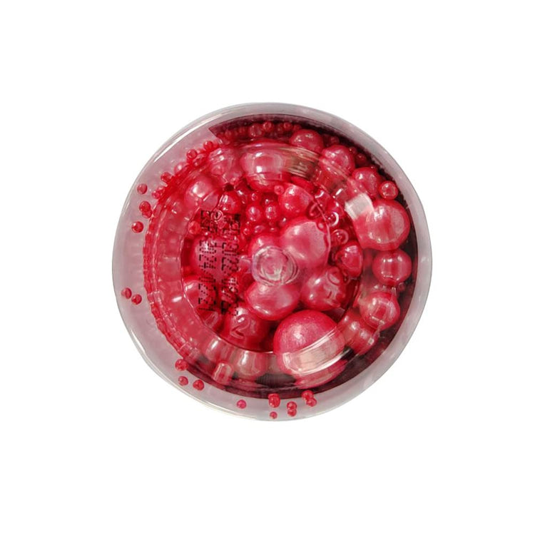 Edible Red Sugar Pearls Candy Sprinkles 120G (4.23 Ounce)