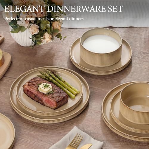 Stoneware Dinnerware Sets for 2