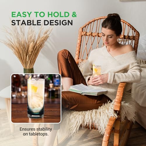 12.5oz Highball Drinking Glasses (2 Count)