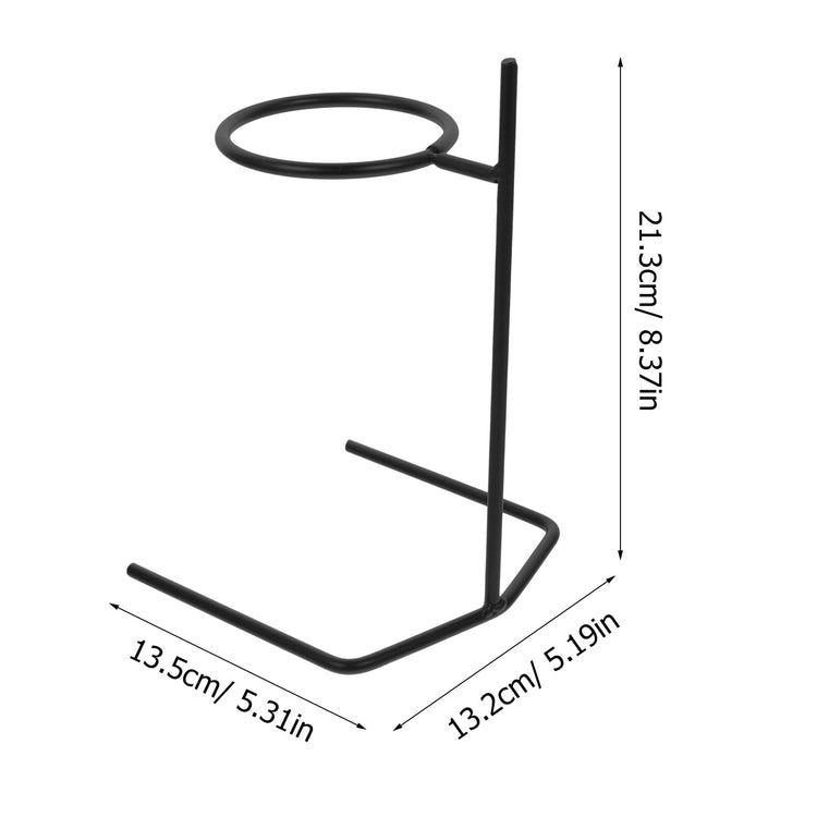 Stainless Steel Coffee Dripper Stand Black Coffee Station Reusable Filter Holder Compact Hand Filter Rack
