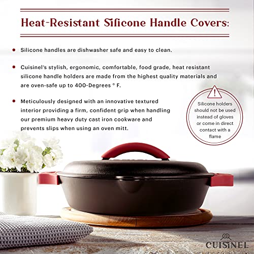 Cast Iron Skillet with Cast Iron Lid (Dual Handle Skillet + Cast Iron Lid / 12")