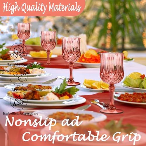 48Pack Plastic Wine Glasses (48 Count)