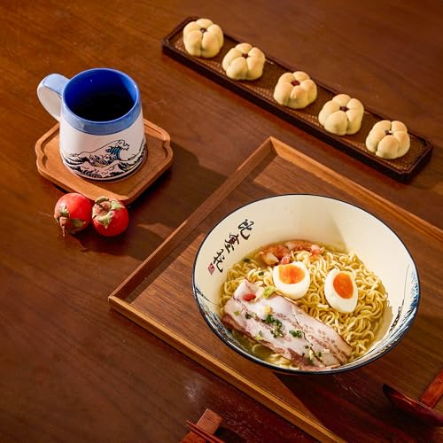 Large Ramen Bowl Set (Great Wave / 9 inch)