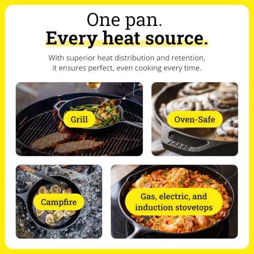 Square Cast Iron Grill Pan (10.5-Inch Grill Pan)