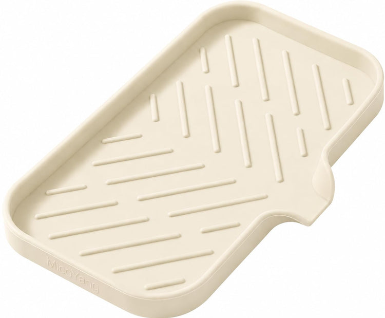Silicone Soap Dish with Drain Spout