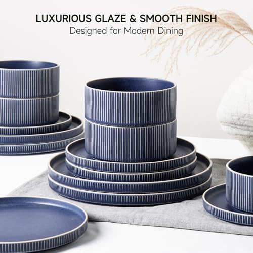 Stoneware Dinnerware Sets for 8 (24 Count)