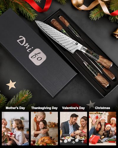 5PCS Damascus Knife Set (5 Count)