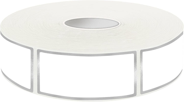 600 Silvery Border Removable Freezer Labels Water Oil Resistant with Perforation Line for Food Containers Jars Pantry Organization (Ink Quick-Dry,1” x 2”)