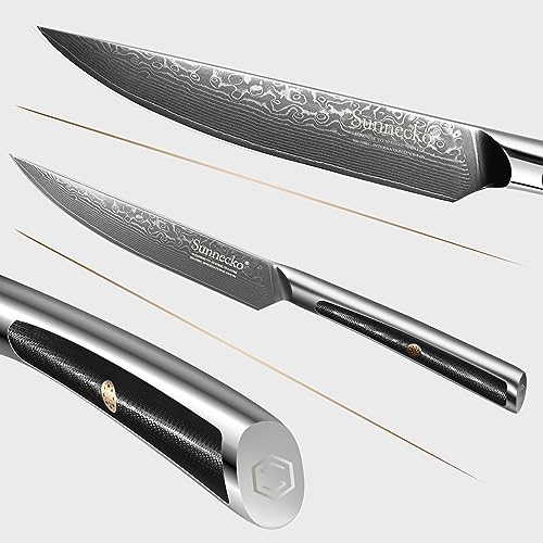 Damascus Steak Knife Set of 2 (2 Count)