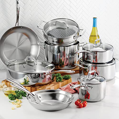 Boston Tri Ply Clad Stainless Steel 14 (14 Count)