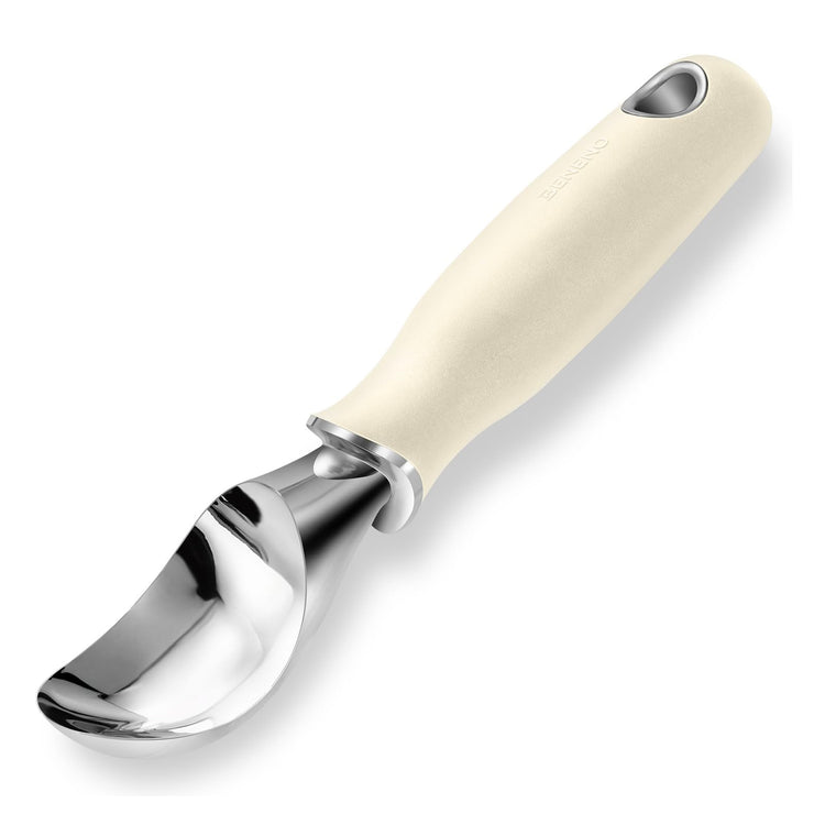Premium Heavy Duty Ice Cream Scoop with Ergonomic Grip Handle