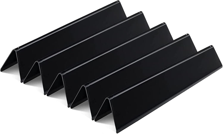 Flavorizer Bars Heat Deflector Burner Tube Set Kit for Weber Series E310 E320 E330 EP310 EP320 EP330 with Front Control Knob 7620-7622-62752, Porcelain Steel Grill Replacement Parts
