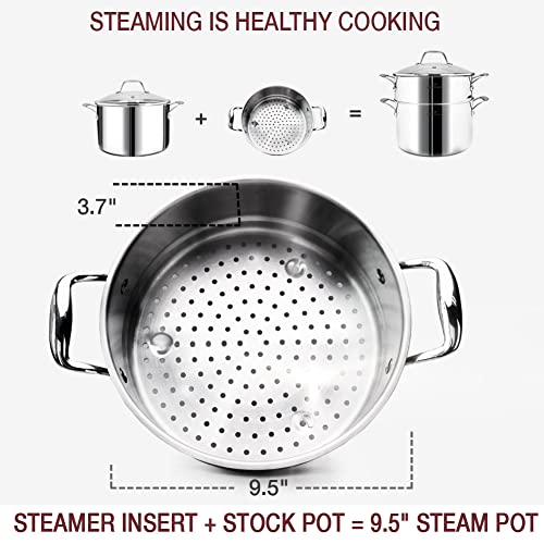 14 Piece Nickel Free Stainless Steel Cookware Set Whole