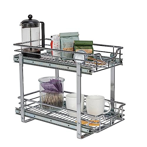 Chrome Plated Steel Dual (Dual Slide / 11.75" - Extended)
