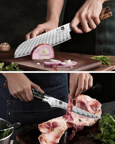 5PCS Damascus Knife Set (5 Count)