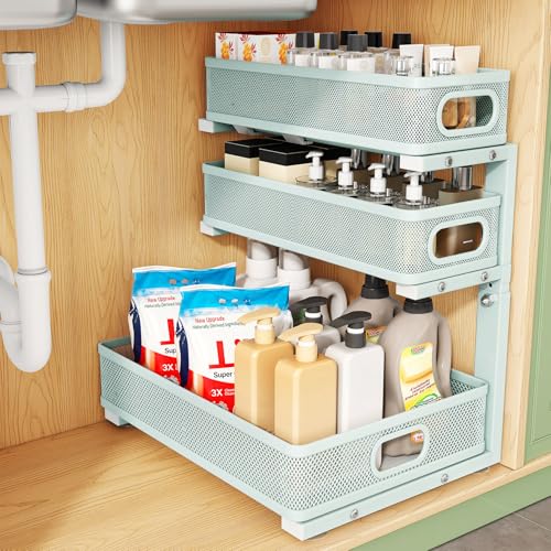 Under Sink Organizer (LightBlue / 1 Pack)