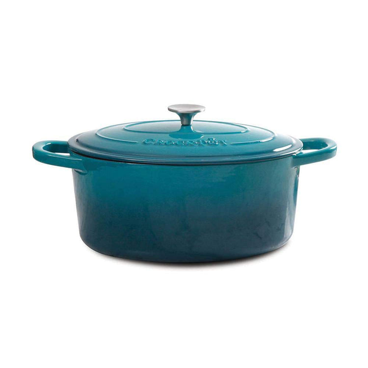 Artisan 5 Quart Round Enameled Cast Iron Dutch Oven