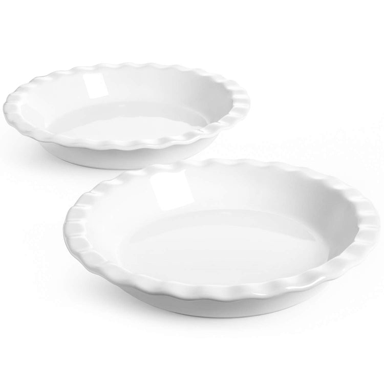 Ceramic Pie Pans for Baking (2 Count)