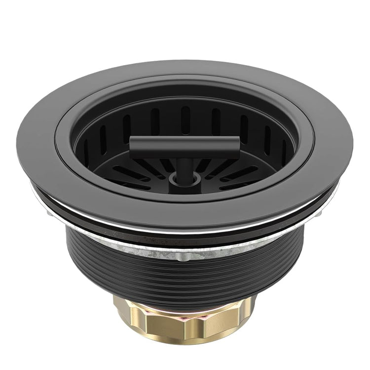 Black Kitchen Sink Drain Matte Black Sink Strainer 3