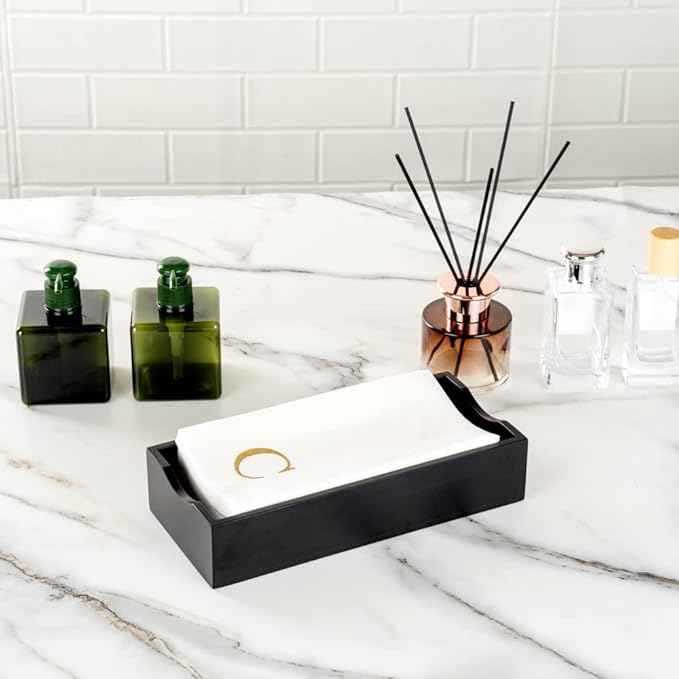 Luxenap 15.8 X 7.9 Inch Linen-Feel Guest Towels, 2000 Lettered Hand Towels - Gold Letter 'C', Sans Serif Font, White Paper Dinner Napkins, airlaid, For Restrooms And Tables - Restaurantware