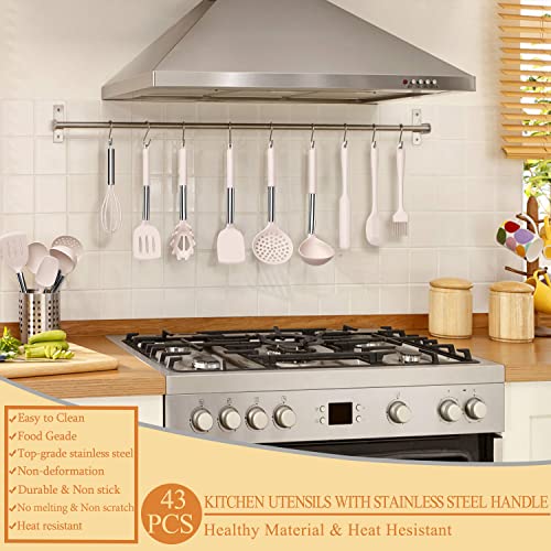 Silicone Cooking Utensil Set (Khaki)