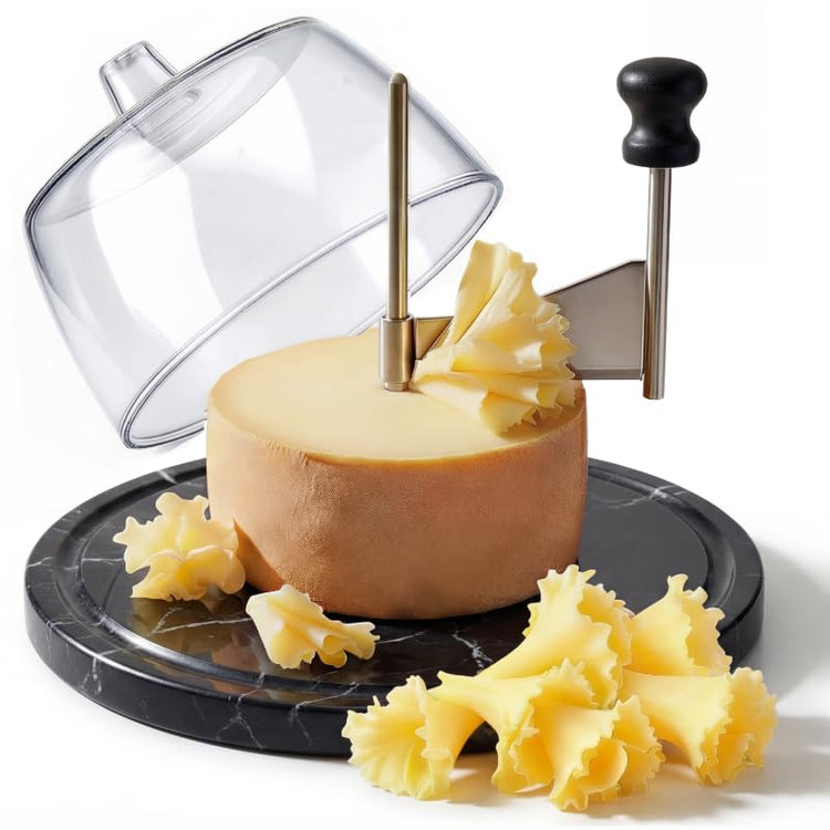 ZZXLLLO Girolle Cheese Curler Shaver Wheel (Black)