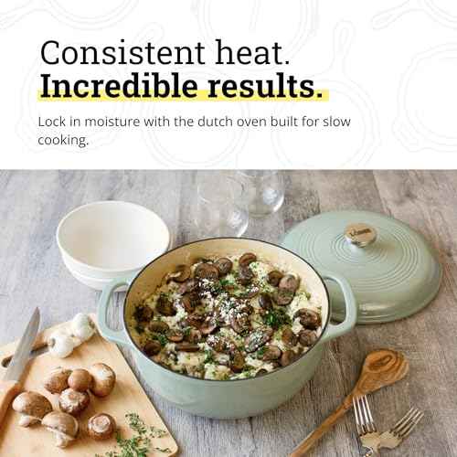 Essential Enamel Cast Iron Dutch Oven (Desert Sage)
