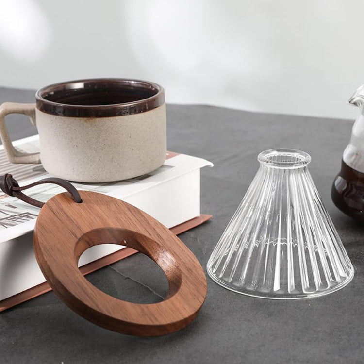 Wooden Coffee Dripper Stand Coffee Maker Stand