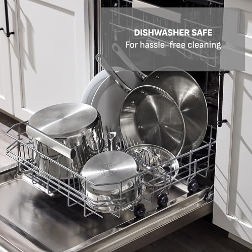Gourmet Stainless Steel Frying Pan Set