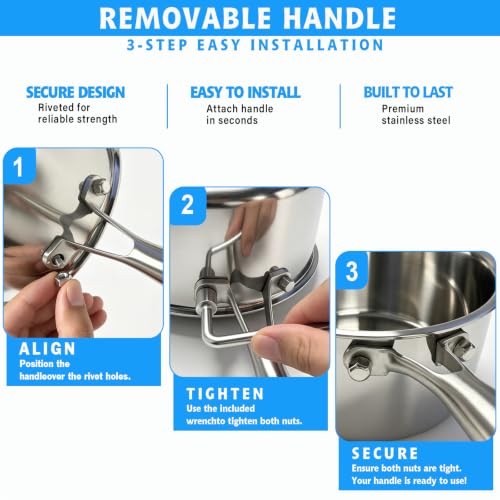 Stainless Steel Pots and Pans Set