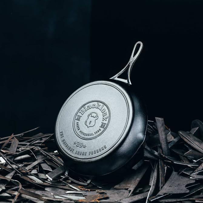 Blacklock 12 Inch Lightweight Cast Iron Skillet (12" (Pack of 1))