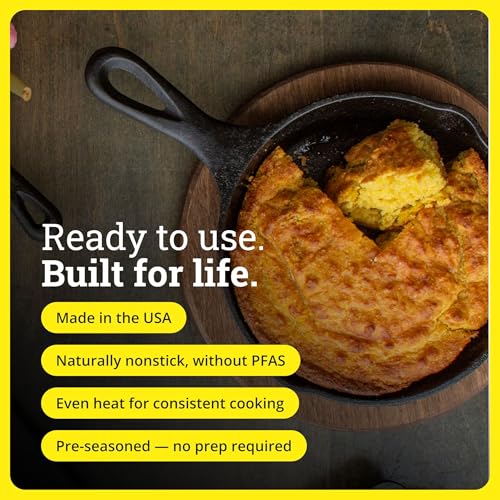 Pre Seasoned Cast Iron Skillet (Skillet / 6.5-inch)