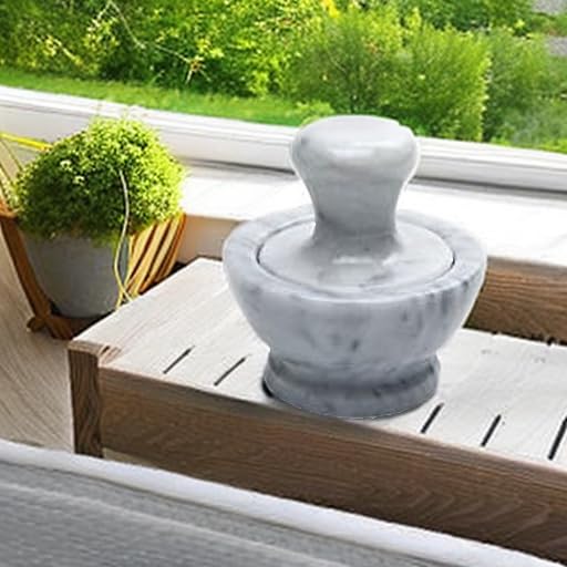 Marble Mortar and Pestle Set